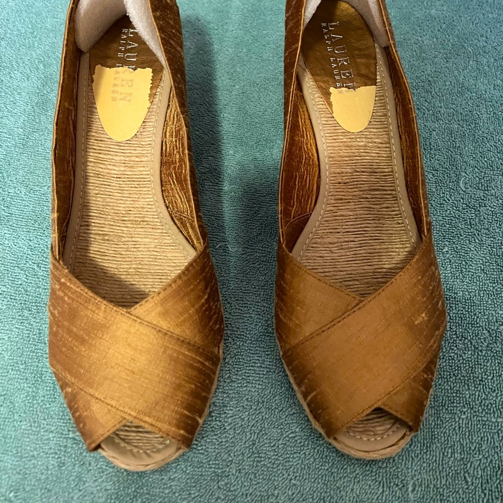 Ladies Ralph Lauren Wedge Sandals.